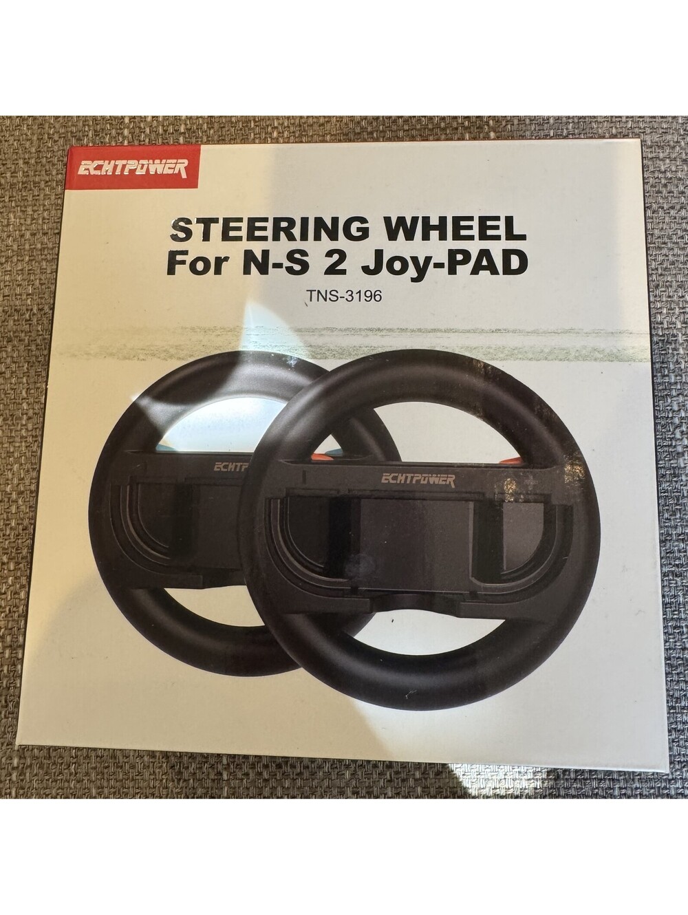 Steering Wheel Compatible with Nintendo Switch N-S 2 Joy Pad Set 2